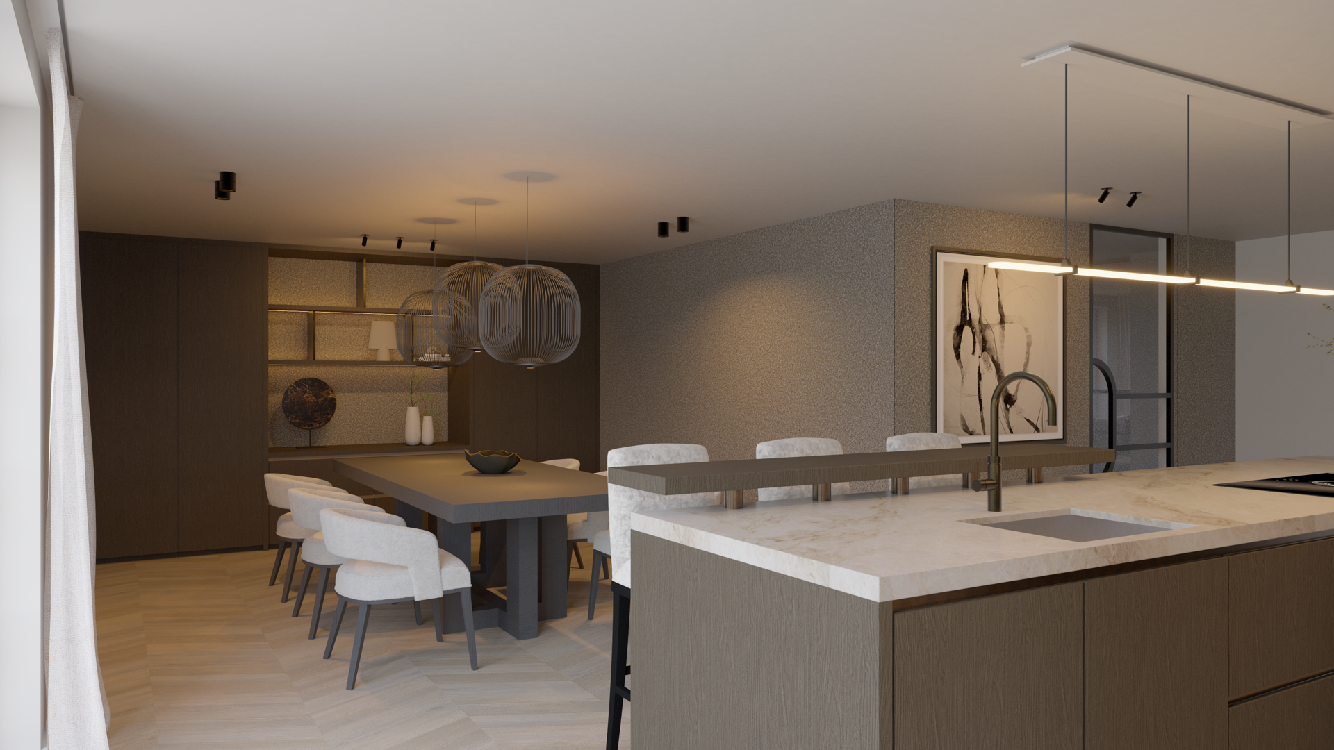 Lichtplan Luxe Interieur Avond