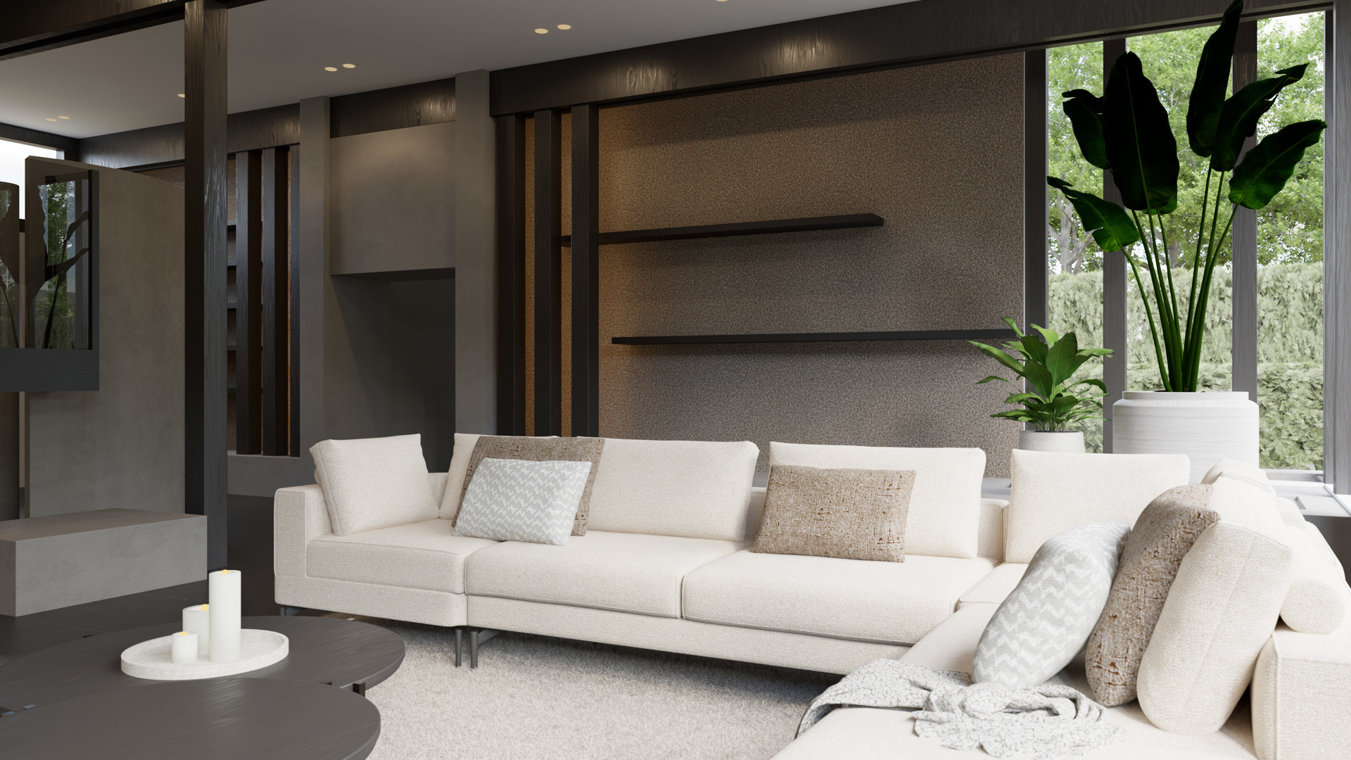 Renovatie Split Level Bungalow Ter Apel Woonkamer