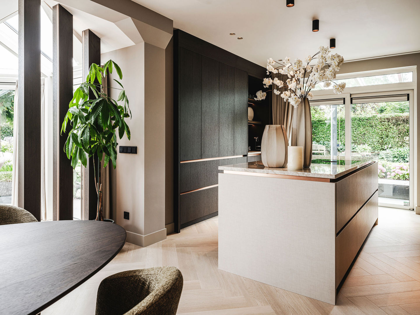 Moderne Keuken Nieuwbouwwoning Interieur