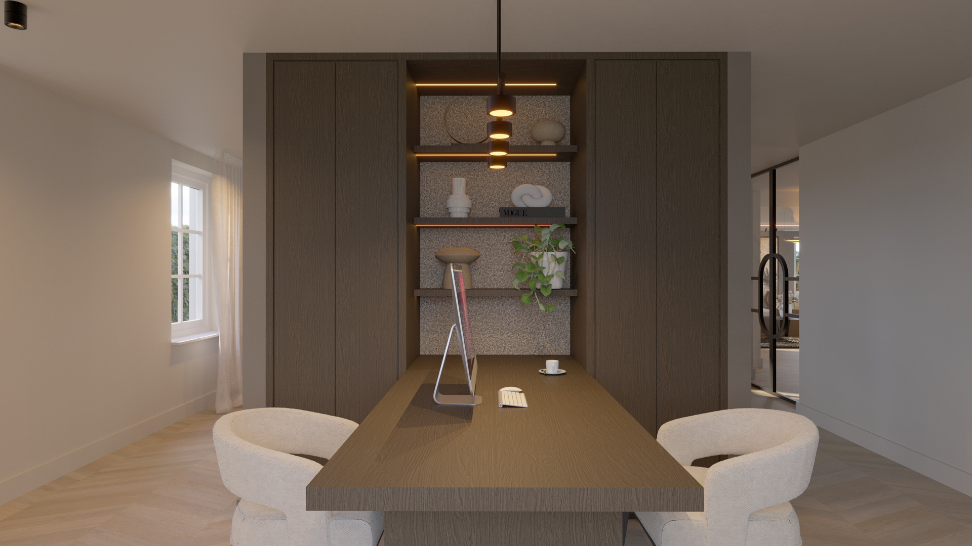 Open Ruimte Met Centraal Volume