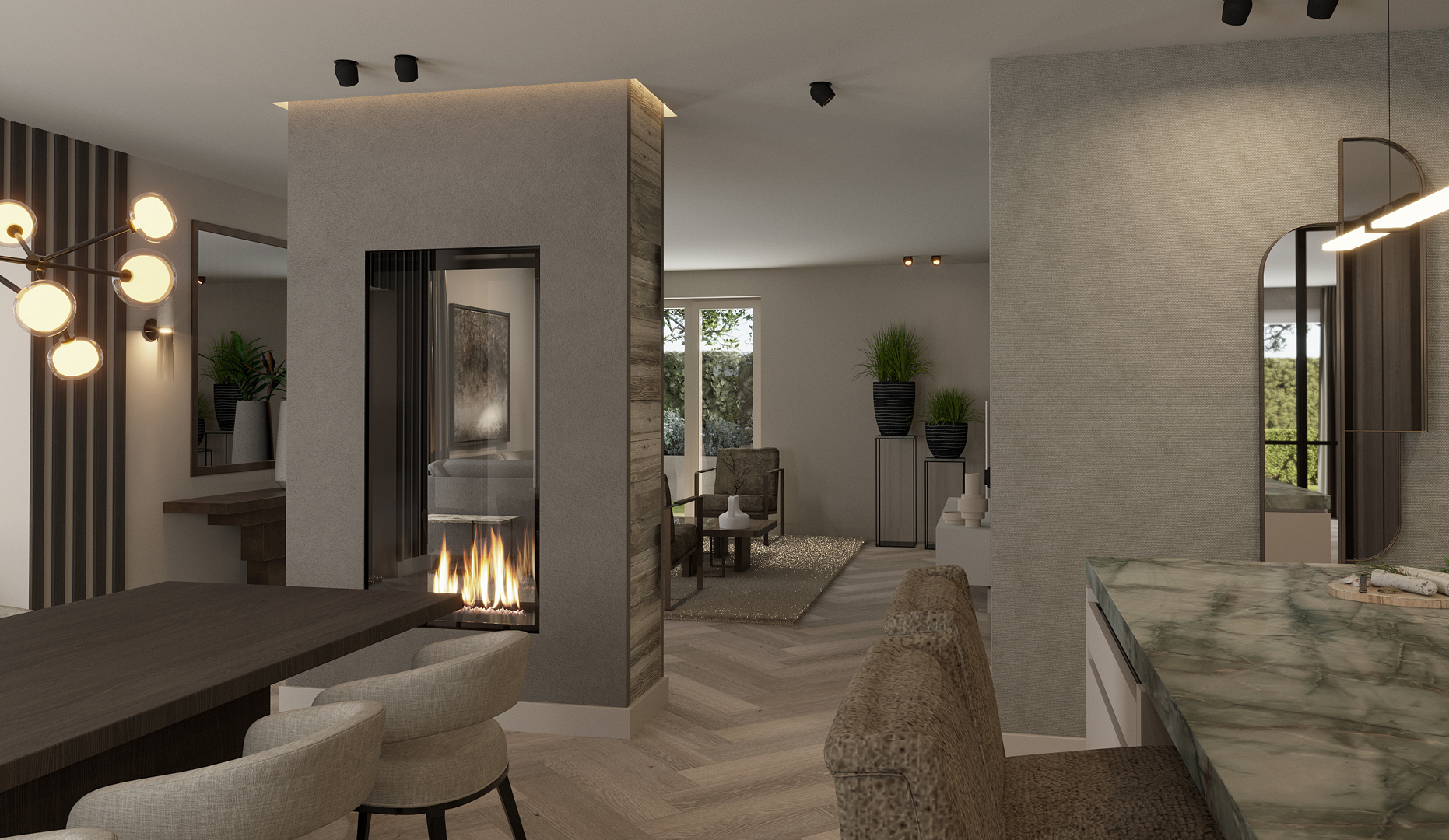 Doorkijkhaard Renovatie Friesland